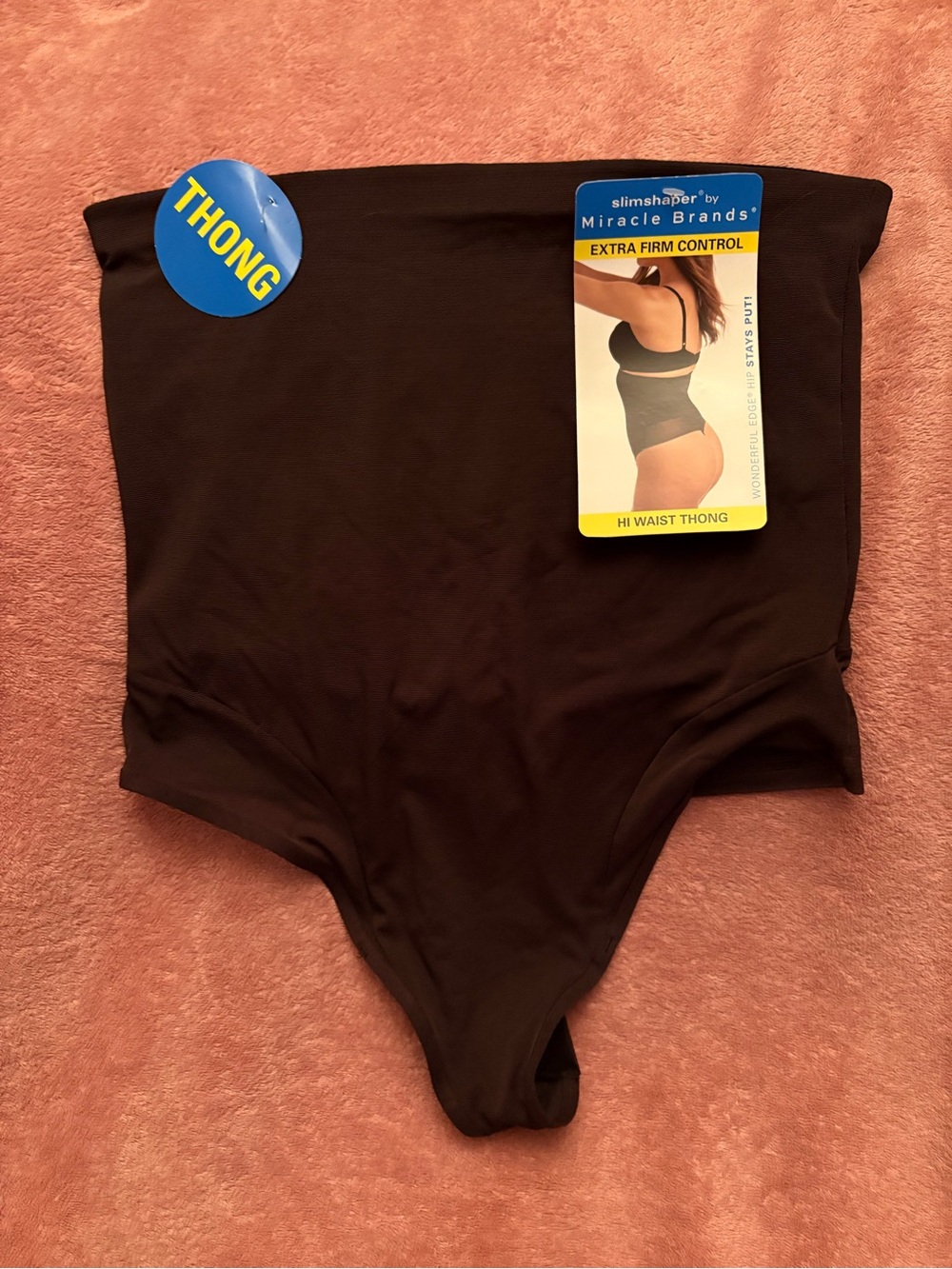 Miracle brand Slim shaper extra firm control high waist thong-XXL